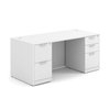 Officesource 60.00'' W X 29.50'' H, White DBLFDPL102WH